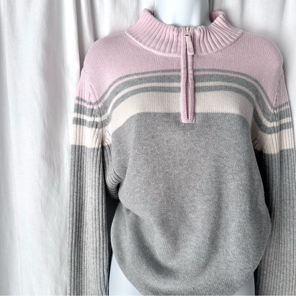 Vintage St. John's Bay Paste Stripe Sweater - Picture 2 of 9